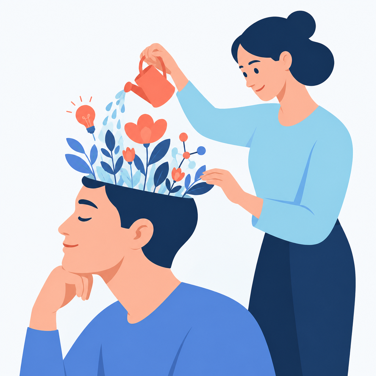 Una mentora ayuda a cultivar ideas y fortalezas